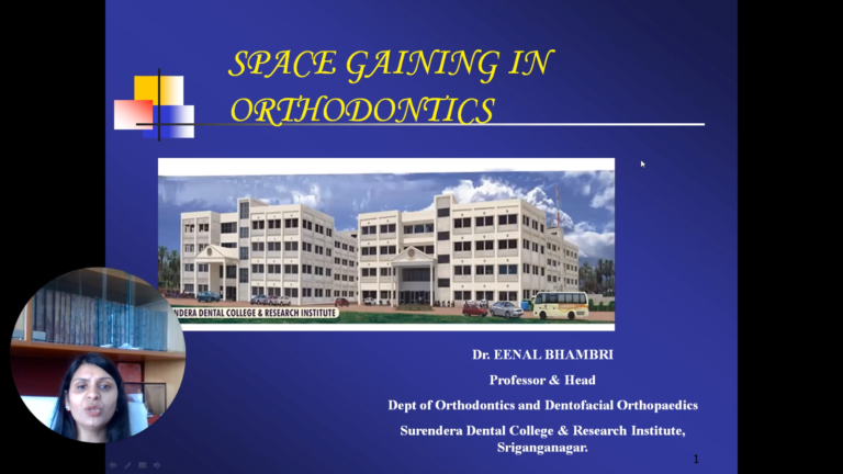Orthodontics Lectures 2023
