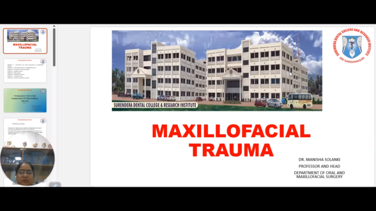 Oral Surgery LMS Lectures 2023 – Maxillofacial Trauma